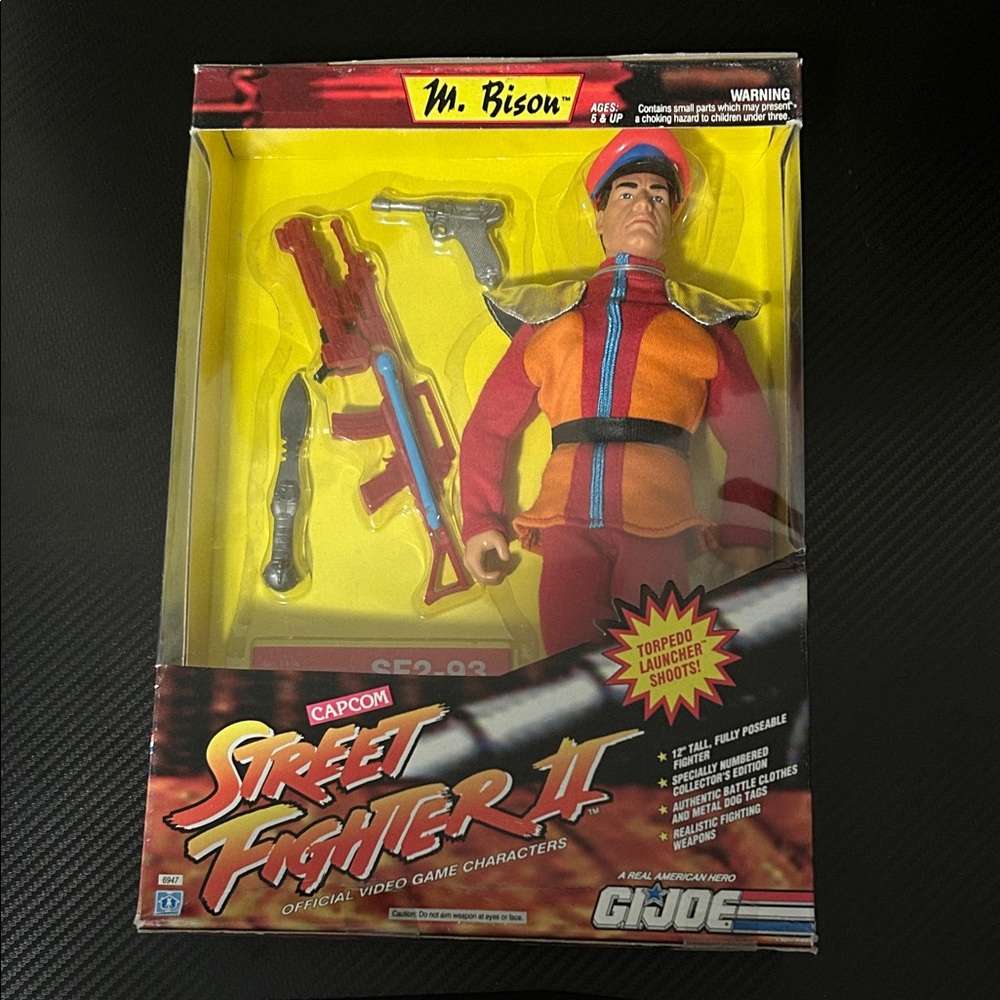 Capcom Street Fighter II M. Bison Action Figure - Multicolor